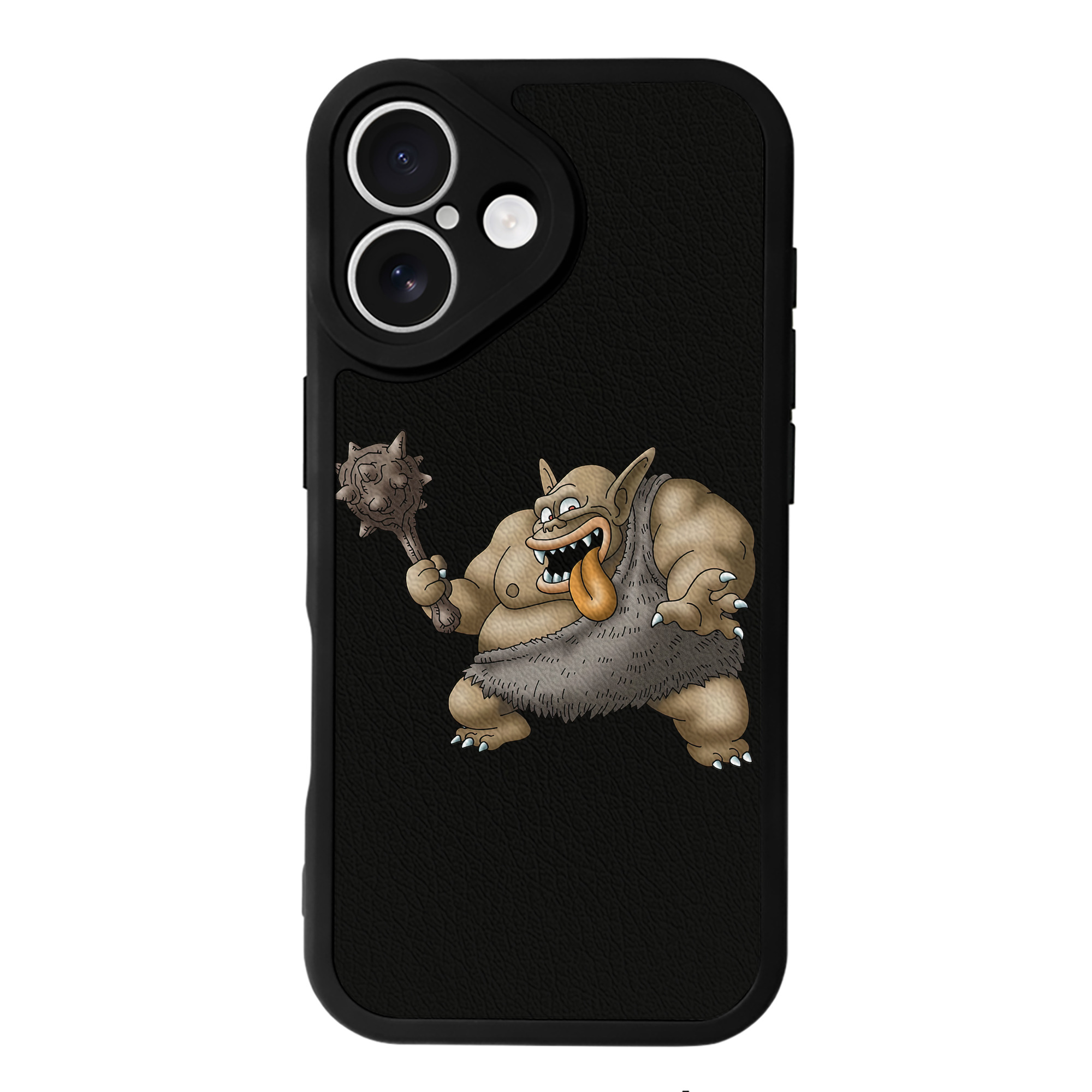 （画像用） ドラゴンクエスト Doragon Kuesuto Dragon Quest 【iPhone 16シリーズ対応】シリコンスマホケース（レザー調） 材質：シリコン